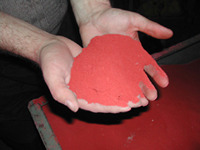 песчано-известковая смесь приготовленная на оборудовании БЕЛНИИЛИТ